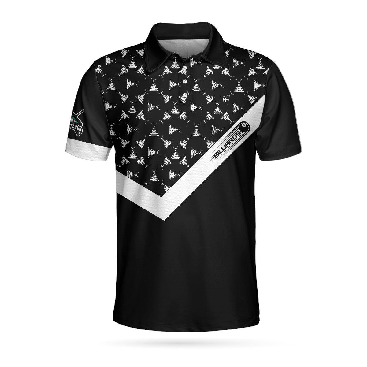 Billiards Men Polo Shirt, Ball And Sticks Set, I Beat People With A Stick Polo Shirt, Best Billiards Shirt For Men, Gift For Billiards Lovers - Amzanimalsgift