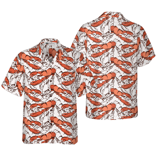 Boiled Red Lobster Seafood Aloha Hawaiian Shirt For Summer, Colorful Shirt For Men Women, Perfect Gift For Friend, Team, Family - Amzanimalsgift