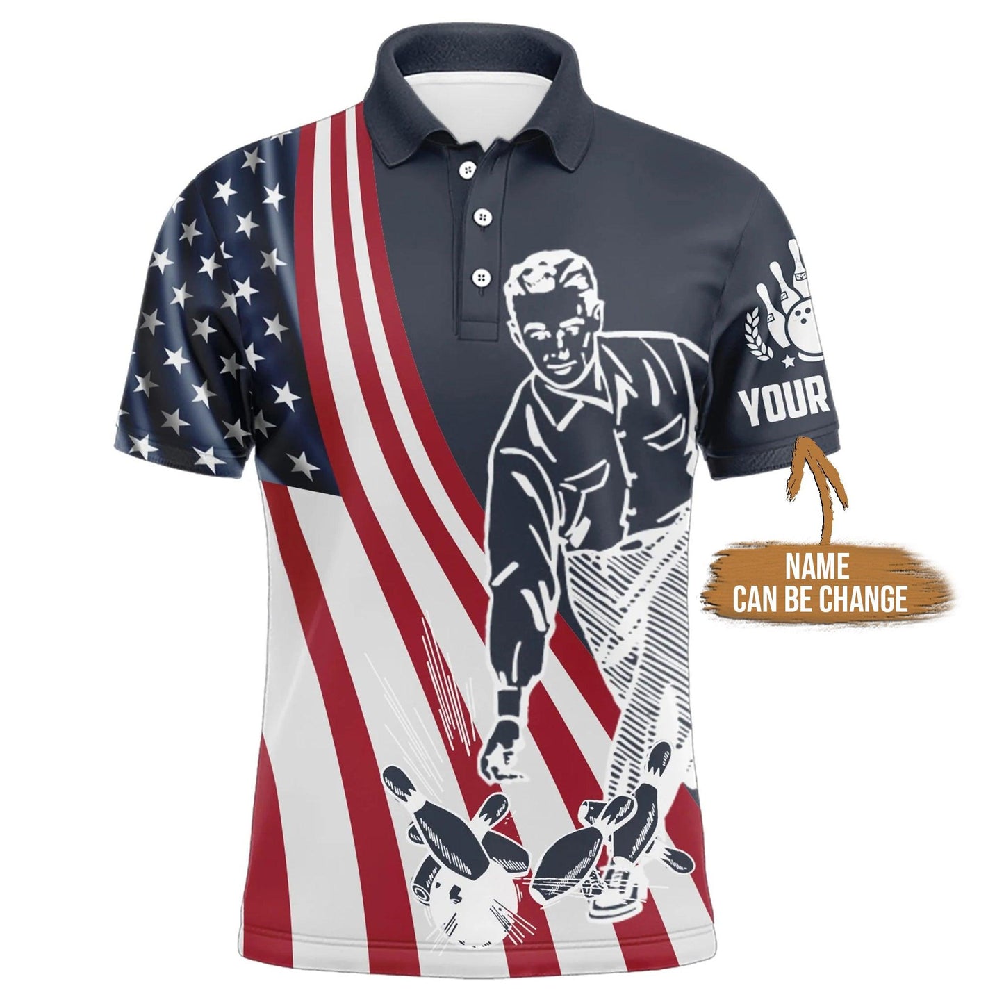 Bowling Custom Men Polo Shirt - Custom Name Grab Your Balls We're Going Bowling Personalized Bowling Polo Shirt - Gift For Friend, Family - Amzanimalsgift