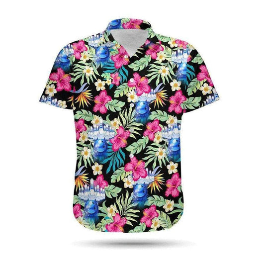 Bowling Hawaiian Shirt, Bowling Hibiscus Colourful Aloha Hawaiian Shirts For Men and Women - Gift For Bowling Lovers, Friend, Family - Amzanimalsgift