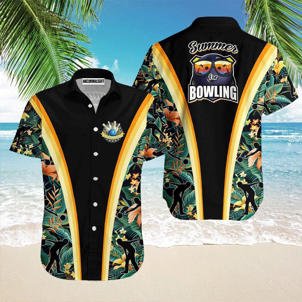 Bowling Hawaiian Shirt, Life Is Better With Bowling Summer Aloha Hawaiian Shirts For Men and Women - Gift For Bowling Lovers, Friend, Family - Amzanimalsgift