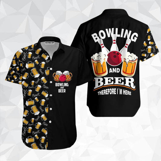 Bowling Hawaiian Shirt, My Mind Is Always In The Gutter Bowling Hawaiian Shirts For Men and Women - Gift For Bowling Lovers, Friend, Family - Amzanimalsgift