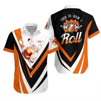 Bowling Hawaiian Shirt, This Is How I Roll Bowling Aloha Hawaiian Shirts For Men and Women - Gift For Bowling Lovers, Friend, Family - Amzanimalsgift