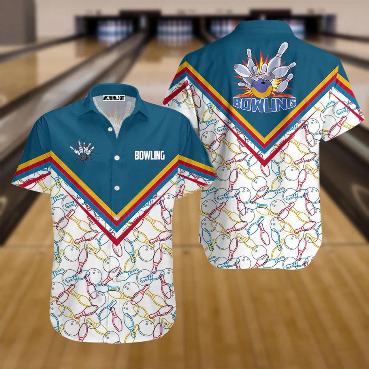 Bowling Hawaiian Shirt, Those Who Love Bowling Aloha Hawaiian Shirts For Men and Women - Gift For Bowling Lovers, Friend, Family - Amzanimalsgift