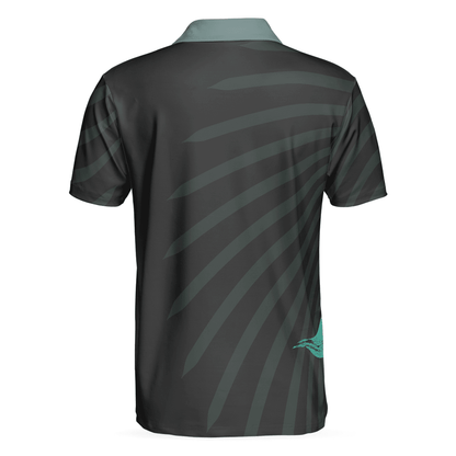 Bowling Men Polo Shirt - Artistic Bowling Transparent Bowling Polo Shirt For Men - Perfect Gift For Friend, Family, Bowling Lovers - Amzanimalsgift