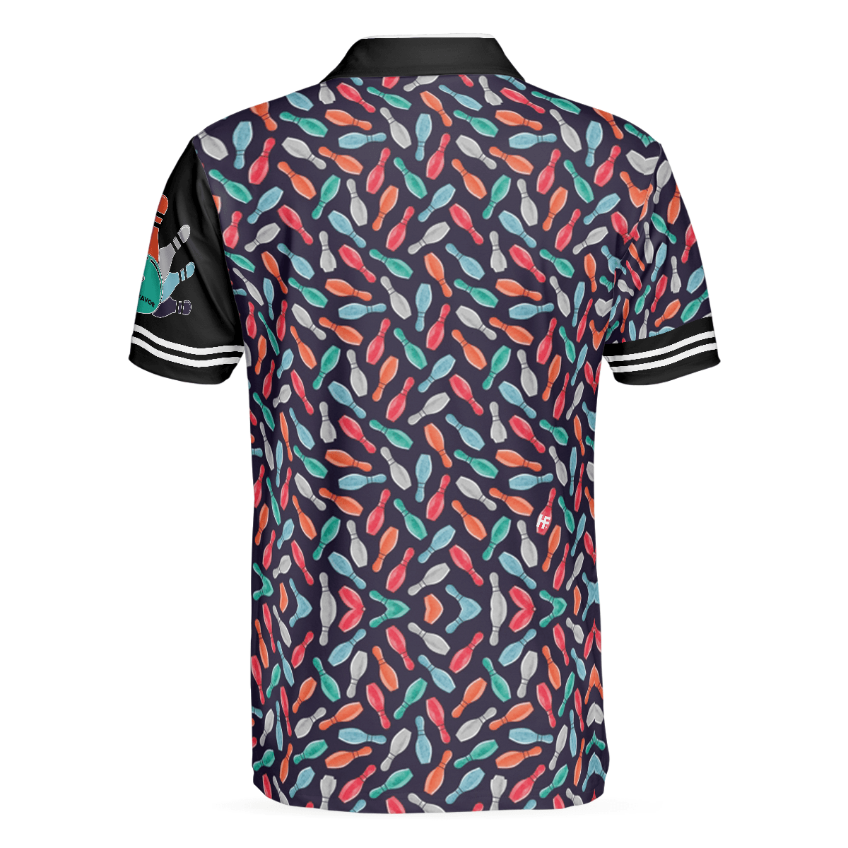 Bowling Men Polo Shirt - Bowling Ball Pattern, I Always Use Three Fingers Polo Shirt - Best Bowling Gift For Men - Perfect Gift For Friend, Family, Bowling Lovers - Amzanimalsgift