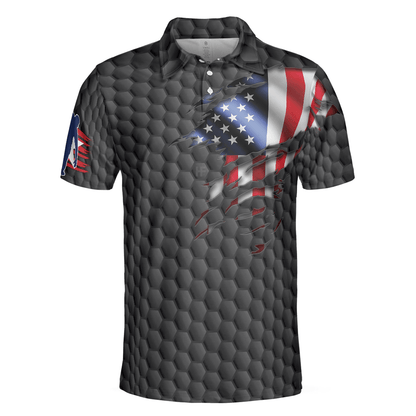 Bowling Men Polo Shirt - Bowling Pin American Flag Polo Shirt, Black Ten Pin Bowling Polo Shirt - Gift For Friend, Family, Bowling Lovers - Amzanimalsgift