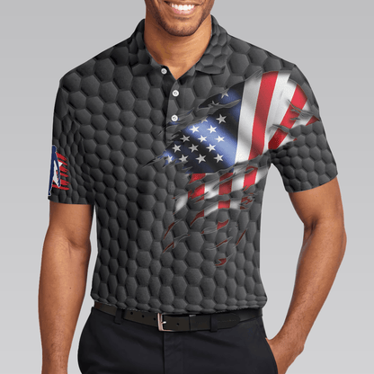 Bowling Men Polo Shirt - Bowling Pin American Flag Polo Shirt, Black Ten Pin Bowling Polo Shirt - Gift For Friend, Family, Bowling Lovers - Amzanimalsgift