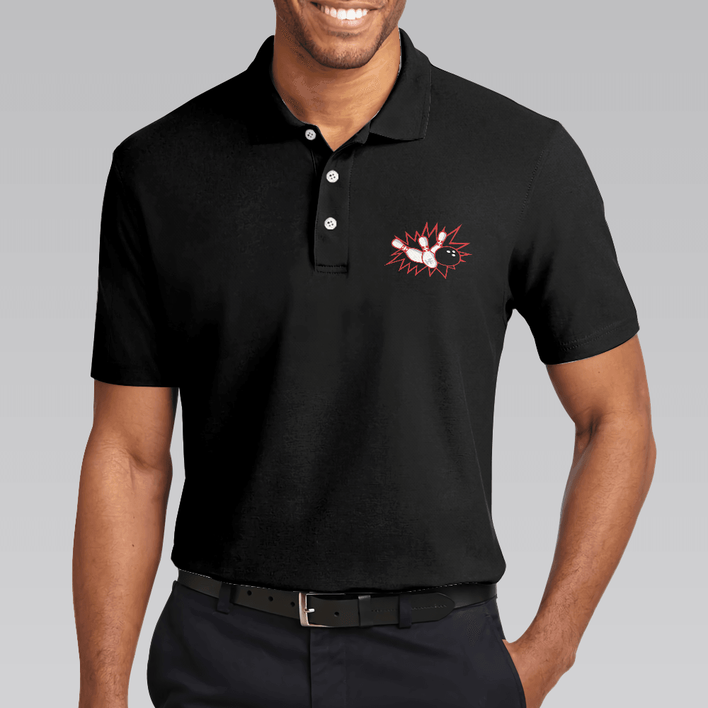 Bowling Men Polo Shirt - Grab Your Balls We're Going Bowling Polo Shirt For Men - Perfect Gift For Friend, Family, Bowling Lovers - Amzanimalsgift