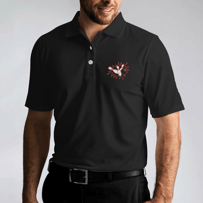 Bowling Men Polo Shirt - Grab Your Balls We're Going Bowling Polo Shirt For Men - Perfect Gift For Friend, Family, Bowling Lovers - Amzanimalsgift