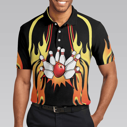 Bowling Men Polo Shirt - I'm Not Swearing I'm Using My Bowling Words Bowling Polo Shirt - Gift For Friend, Family, Bowling Lovers - Amzanimalsgift