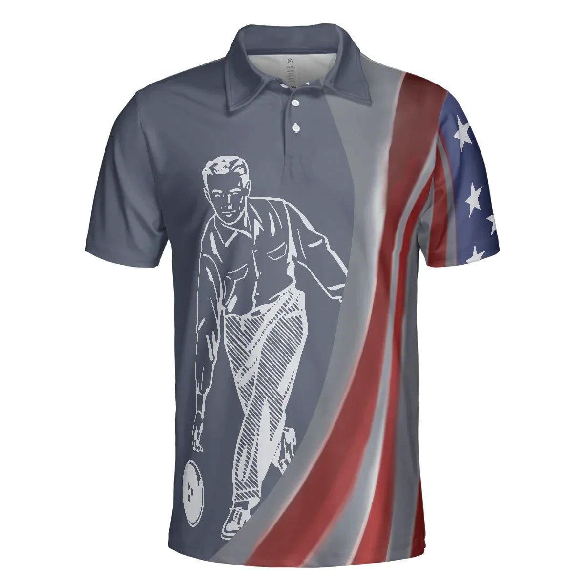 Bowling Men Polo Shirt - My Drinking Team Has A Bowling Problem Polo Shirt, Funny Bowling Polo Shirt - Gift For Friend, Family, Bowling Lovers - Amzanimalsgift