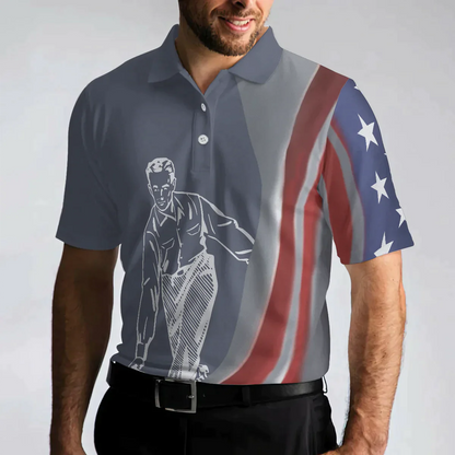 Bowling Men Polo Shirt - My Drinking Team Has A Bowling Problem Polo Shirt, Funny Bowling Polo Shirt - Gift For Friend, Family, Bowling Lovers - Amzanimalsgift