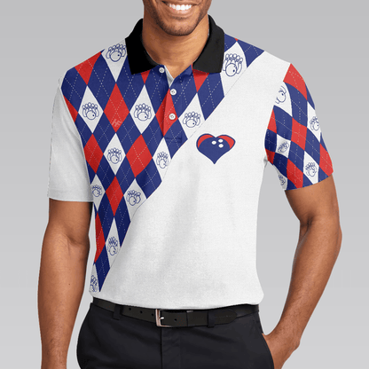 Bowling Men Polo Shirt - Plaid Pattern Bowling Polo Shirt - Perfect Gift For Friend, Family, Bowling Lovers - Amzanimalsgift