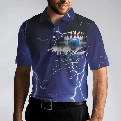 Bowling Men Polo Shirt - Skull Bowling, We Bowl To Remember Bowling Polo Shirt - Gift For Friend, Family, Bowling Lovers - Amzanimalsgift