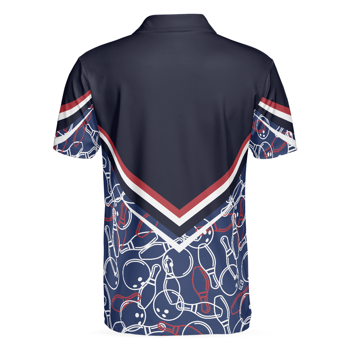 Bowling Men Polo Shirt - Spare Me Bowling, Bowling Ball And Pin Pattern Bowling Polo Shirt - Gift For Friend, Family, Bowling Lovers - Amzanimalsgift