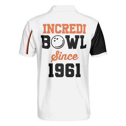 Bowling Men Polo Shirt - White Bowling Polo Shirt, Incredi Bowl Bowling Polo Shirt - Gift For Friend, Family, Bowling Lovers Success Active - Amzanimalsgift