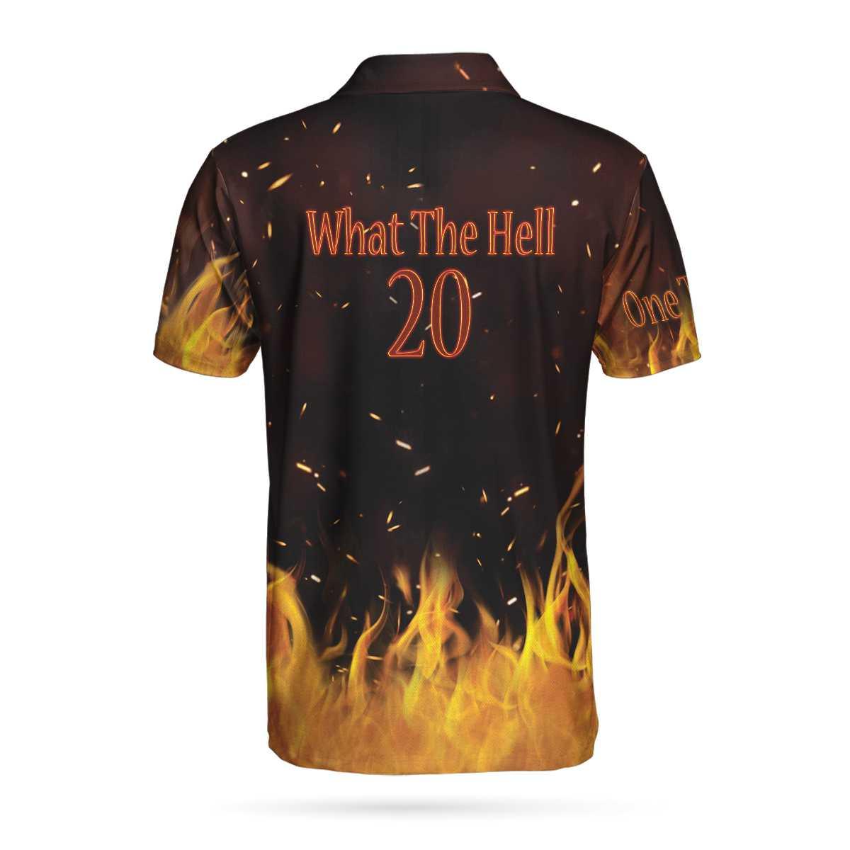 Bowling Polo Shirt For Men - What The Hell 20 Bowling Custom Name Polo Shirt - Perfect Gift For Men, Bowling Lover - Amzanimalsgift