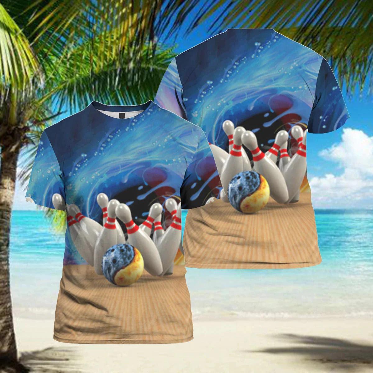 Bowling T Shirt, Bowling Balls T Shirt For Men And Women, Bowling Team Players Shirt - Perfect Gift For Bowling Lovers, Bowlers - Amzanimalsgift