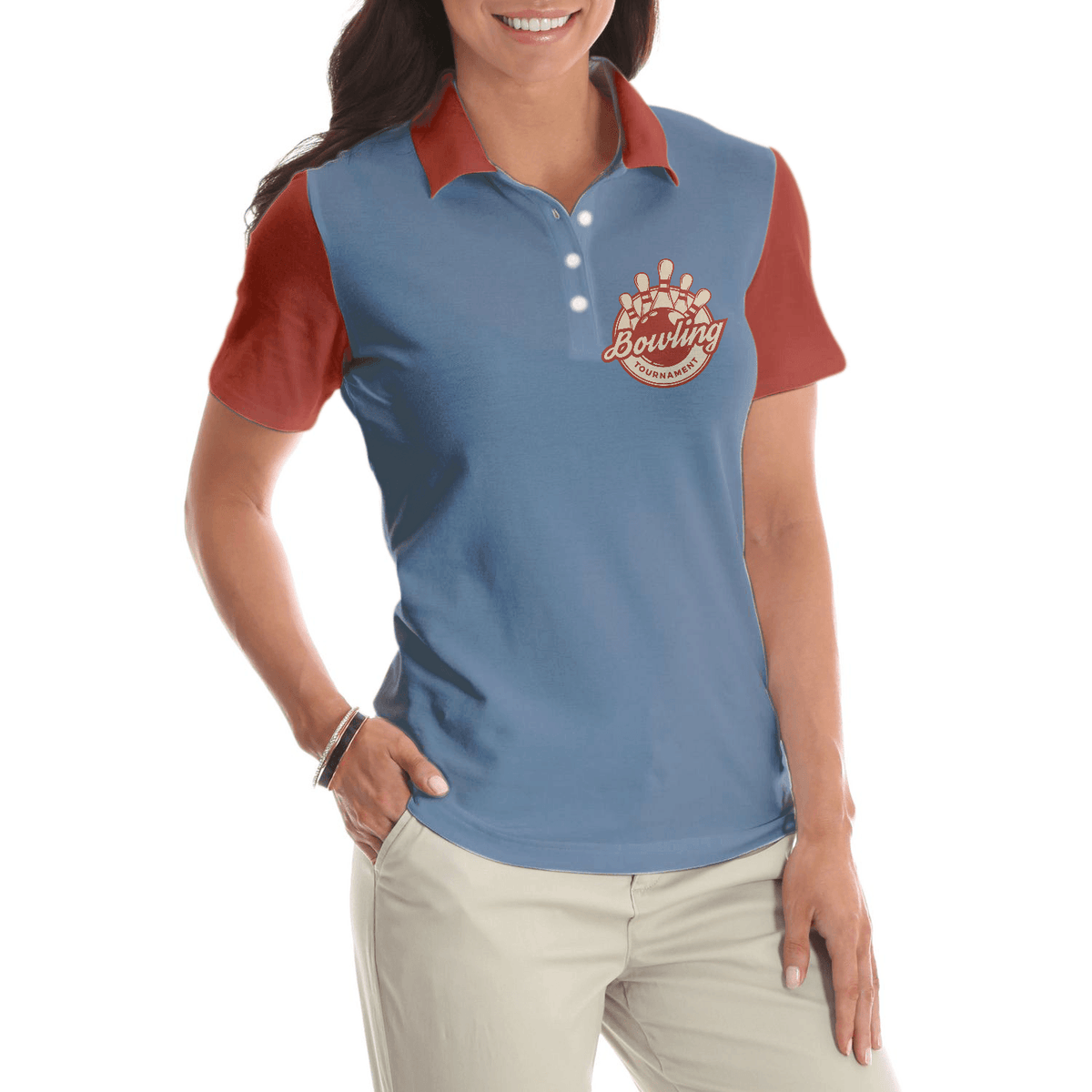 Bowling Women Polo Shirt - Grab Your Balls We Are Going Bowling Polo S -  Amzanimalsgift