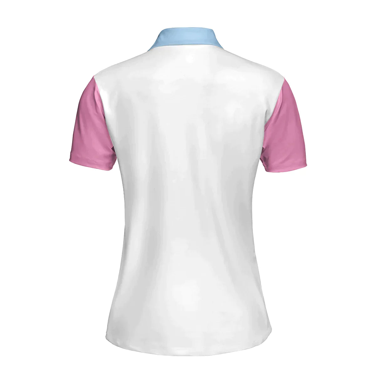 Bowling Women Polo Shirt - Queen Of The Lanes Pink And Blue Bowling Polo Shirt - Gift For Wife, Family, Bowling Lovers - Amzanimalsgift