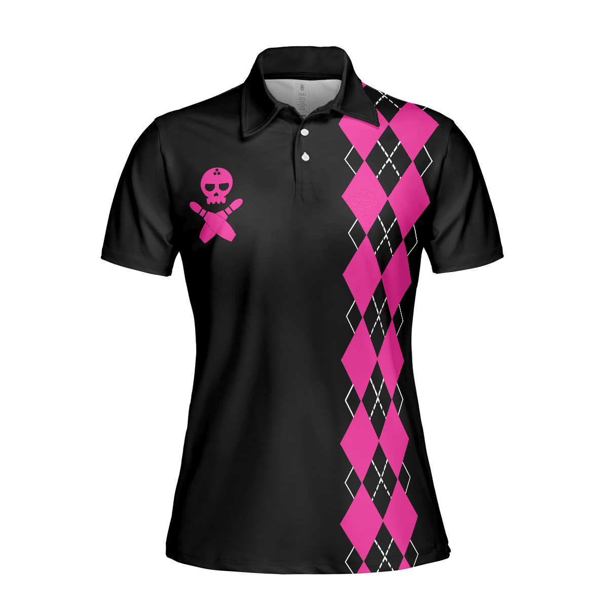 Bowling Women Polo Shirts - Yes I'm A Girl Yes I Speak Fluent Bowling Women Polo Shirt, Skull Bowling Shirt With Sayings - Perfect Gift For Women - Amzanimalsgift