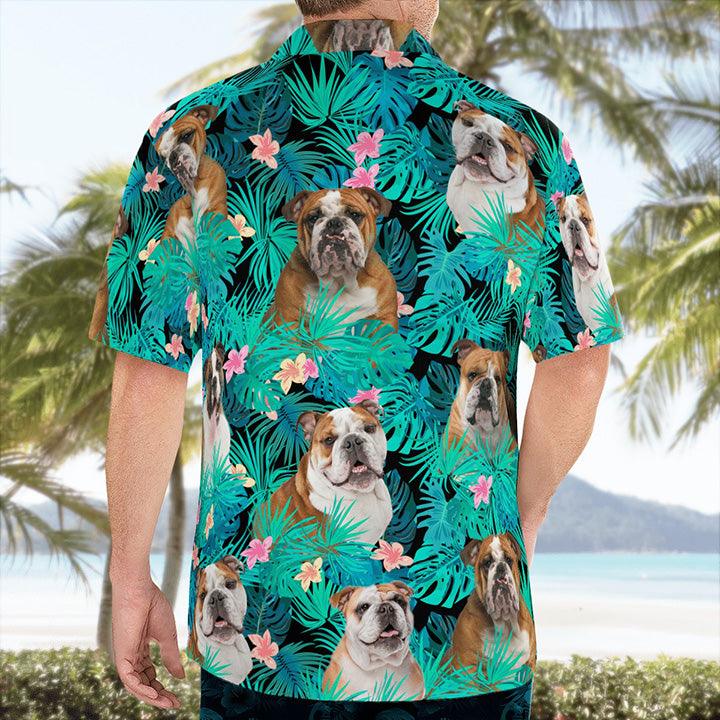 Bulldog Aloha Hawaiian Shirt, Bulldog Tropical Hawaiian Shirt, Bulldog Hawaiian Shirt For Summer - Perfect Gift For Men, Women, Dog Lover, Friend - Amzanimalsgift