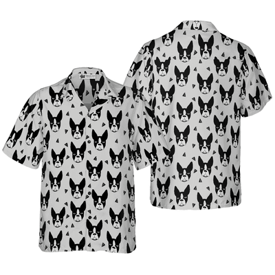 Bulldog Hawaiian Shirt, The Grey Bulldog Kingdom Aloha Shirt For Men - Perfect Gift For Bulldog Lovers, Husband, Boyfriend, Friend, Family - Amzanimalsgift