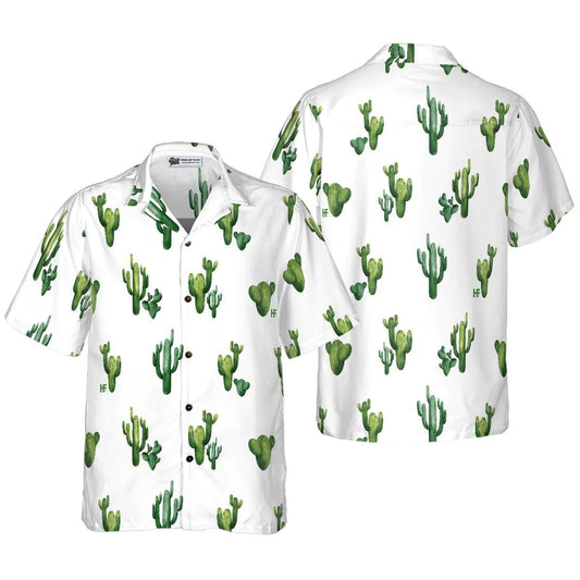 Cactus Aloha Hawaiian Shirt, Cactus Pattern Aloha Shirt, Cactus Aloha Hawaiian Shirt For Summer - Perfect Gift For Men, Women, Friend, Family - Amzanimalsgift