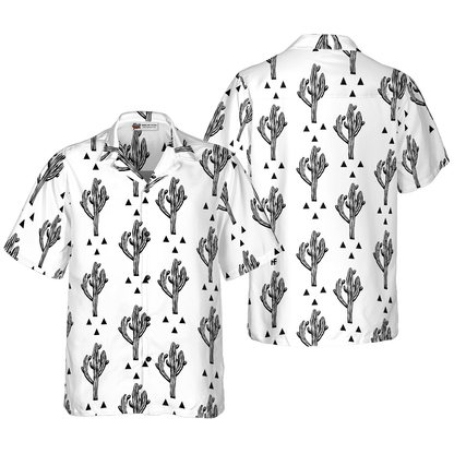 Cactus Seamless Pattern Aloha Hawaiian Shirt For Summer, Colorful Shirt For Men Women, Perfect Gift For Friend, Team, Family - Amzanimalsgift