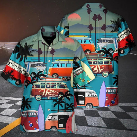 Camping Aloha Hawaiian Shirt, Camping Enjoy Your Van Life Hawaiian Shirt For Summer, Camping Aloha Shirt - Perfect Gift For Men, Women, Camping Lover - Amzanimalsgift