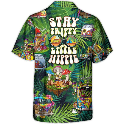 Camping Hawaiian Shirt, Camping Funny Hippie Hawaii Shirt For Summer, Camping Hippie Tropical Aloha Shirt - Perfect Gift For Men, Women, Camping Lover - Amzanimalsgift