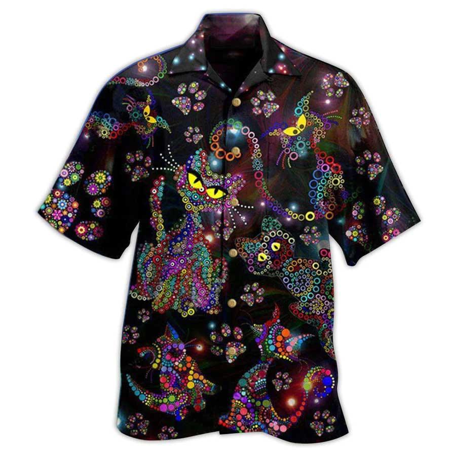 Cat Hawaiian Shirt For Summer, Best Cool Cat Hawaiian Shirts Outfit For Men Women, Friend, Team, Cat Lover - Amzanimalsgift