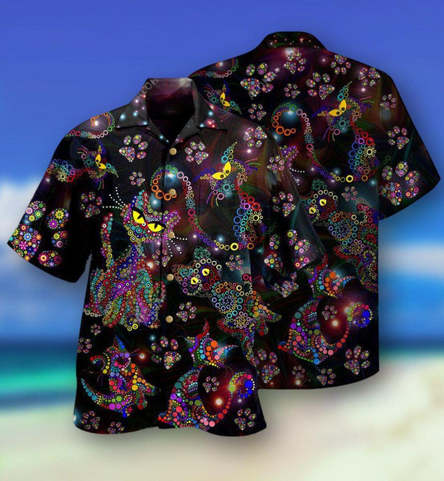 Cat Hawaiian Shirt For Summer, Best Cool Cat Hawaiian Shirts Outfit For Men Women, Friend, Team, Cat Lover - Amzanimalsgift