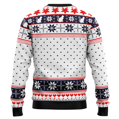 Cat Ugly Christmas Sweater, Custom Cat Photo Sweater, Perfect Gift and Outfit For Christmas, Halloween, Winter