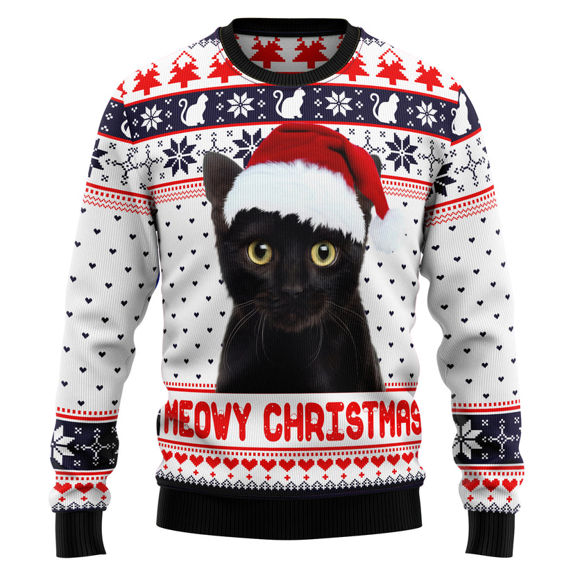 Cat Ugly Christmas Sweater, Custom Cat Photo Sweater, Perfect Gift and Outfit For Christmas, Halloween, Winter