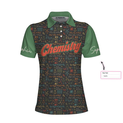 Chemistry Teacher Custom Name Women Polo Shirt, I Am A Chemistry Teacher Personalized Women Polo Shirts, Gift For Teacher's Day, Ladies - Amzanimalsgift