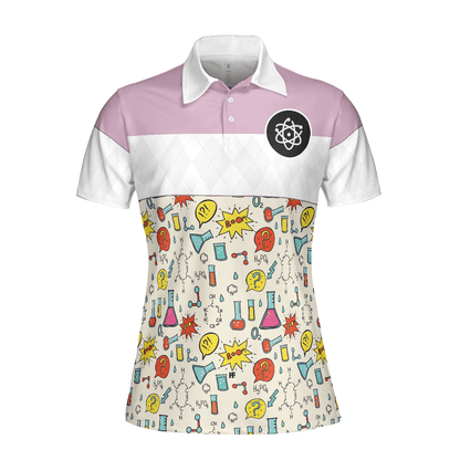 Chemistry Teacher Women Polo Shirt, Like A Normal Teacher But Cooler, Symbol Chemistry Pink Women Polo Shirts, Gift For Chemistry Lover, Teacher's Day - Amzanimalsgift