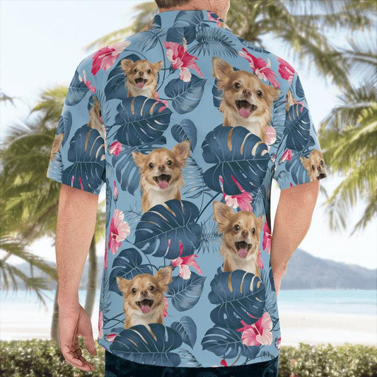 Chihuahua Aloha Hawaiian Shirt, Chihuahua Tropical Floral Pattern Aloha Shirt For Summer, Chihuahua Aloha Shirt-Perfect Gift For Men, Women, Dog Lover - Amzanimalsgift
