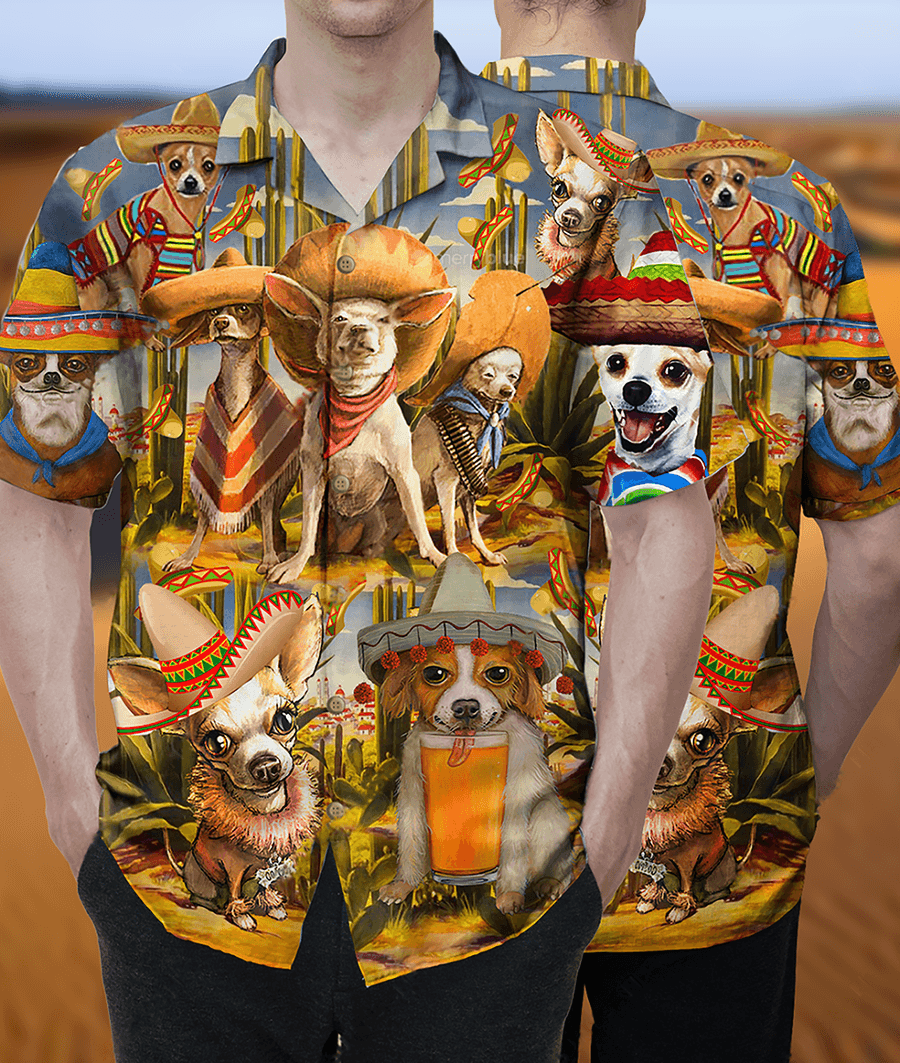 Chihuahua Hawaiian Shirt, Dog Is My Best Friend Aloha Hawaiian Shirt For Summer, Gift For Men Women, Dog Lover, Friends, Family - Amzanimalsgift