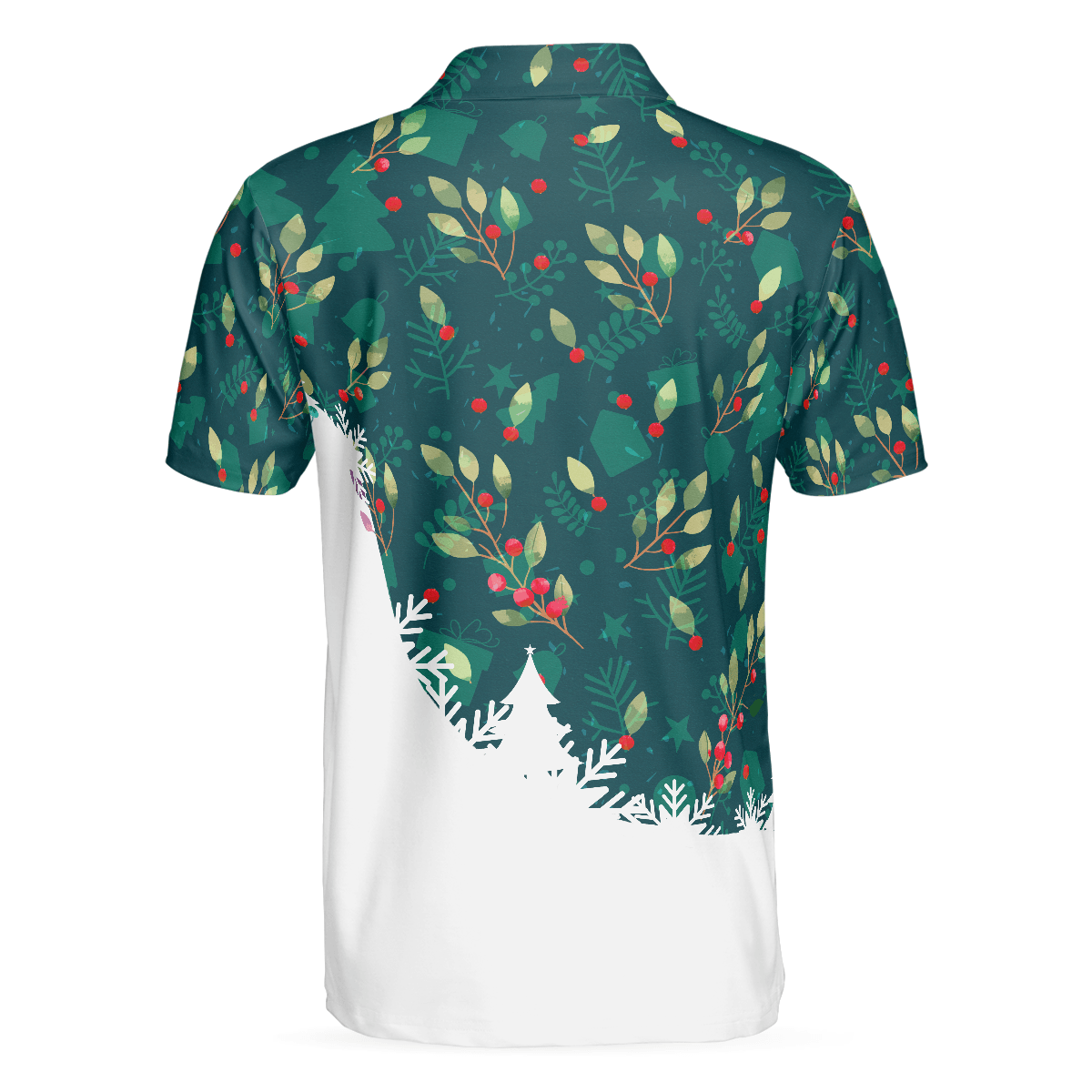 Christmas Golf Polo Shirts For Men, Christmas Socks With Golf Balls Pattern Men Golf Polo Shirt - Best Gift For Men, Golf Lovers - Amzanimalsgift