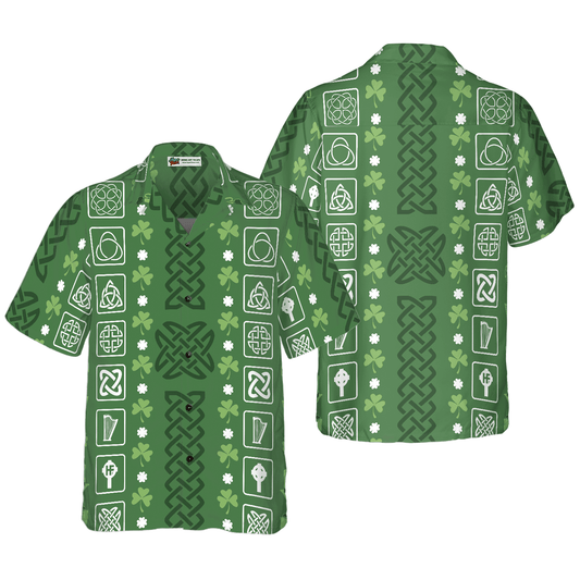 Collection Of Celtic Irish Happy St Patrick's Day Hawaiian Shirt, Colorful Summer Aloha Shirts For Men Women, Perfect Gift For Husband, Wife, Friend - Amzanimalsgift