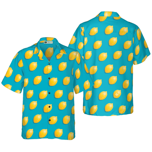Colorful Fresh Lemon Aloha Hawaiian Shirt For Summer, Colorful Shirt For Men Women, Perfect Gift For Friend, Team, Family - Amzanimalsgift