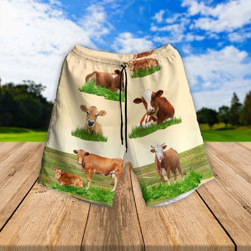 Cow Aloha Hawaiian Shirt - Cows In Meadow Hawaiian Shirt, Cow Good Rest Hawaiian Shirt For Men & Women, Cow Lover - Amzanimalsgift