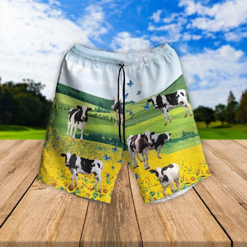 Cows Aloha Hawaiian Shirt - Sunflowers Hawaiian Shirt, Cows In Sunflowers Farmer Hawaiian Shirt - Perfect Shirt For Men & Women, Farmer - Amzanimalsgift