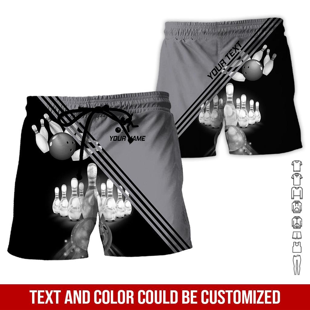 Custom Bowling Aloha Hawaiian Shirt - Amazing Bowling Ball Shine Pattern Personalized Name Hawaiian Shirt For Men & Women, Bowling Lover - Amzanimalsgift