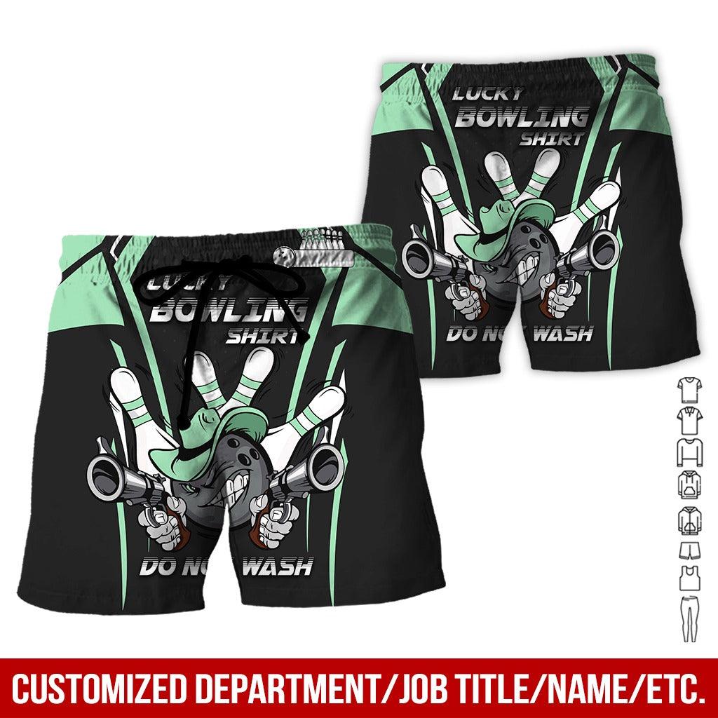 Custom Bowling Aloha Hawaiian Shirt - Bowling Ball And Guns Cowboy Do Not Wash Bowling Personalized Name Hawaiian Shirt For Men & Women, Bowling Lover - Amzanimalsgift