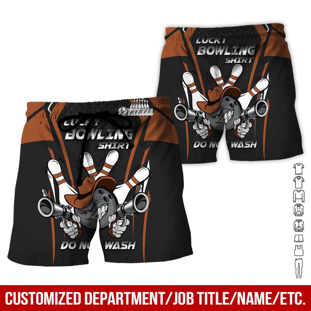 Custom Bowling Aloha Hawaiian Shirt - Bowling Ball And Guns Cowboy Do Not Wash Bowling Personalized Name Hawaiian Shirt For Men & Women, Bowling Lover - Amzanimalsgift