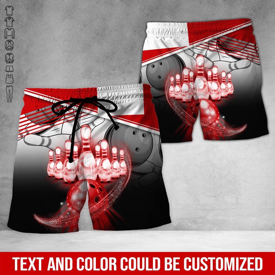 Custom Bowling Aloha Hawaiian Shirt - Bowling Bowl Pattern And Beer Personalized Name Hawaiian Shirt For Men & Women, Bowling Lover - Amzanimalsgift