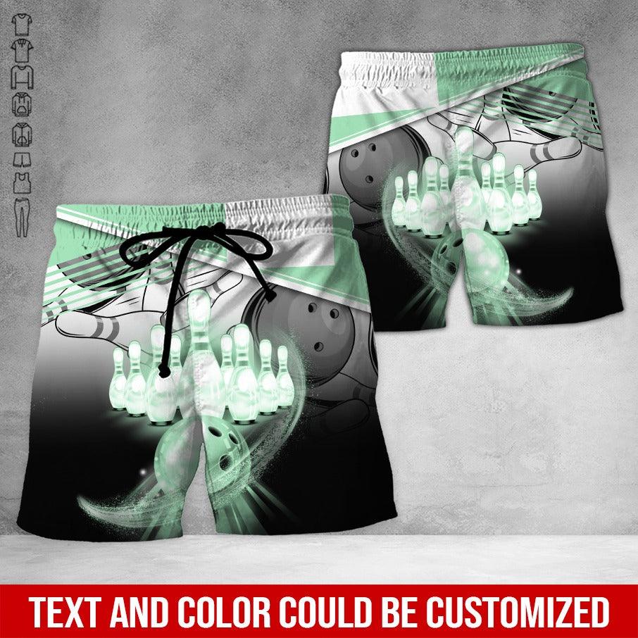 Custom Bowling Aloha Hawaiian Shirt - Bowling Bowl Pattern And Beer Personalized Name Hawaiian Shirt For Men & Women, Bowling Lover - Amzanimalsgift